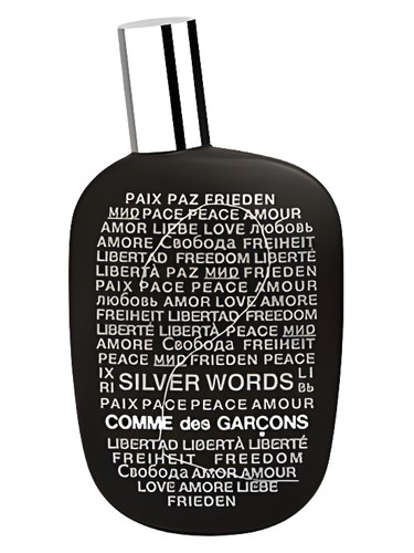 Comme des Garcons 2 Silver Words